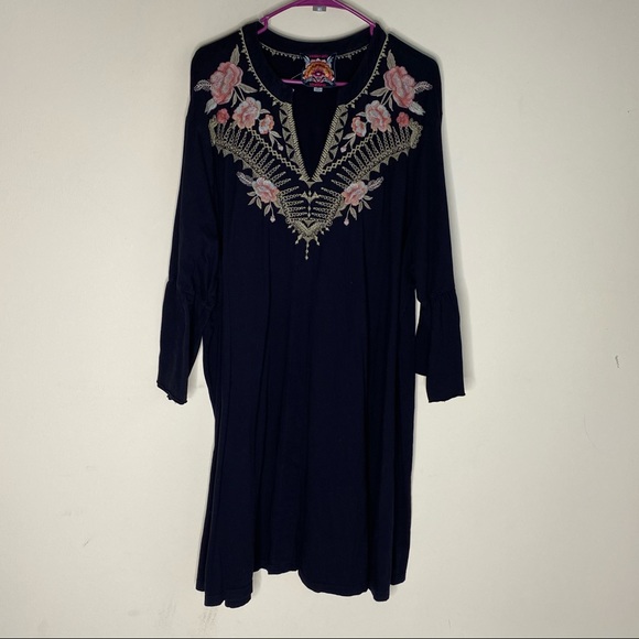 LAST ONE Johnny Was Rianne Embroidered Dress NWOT - Picture 2 of 8